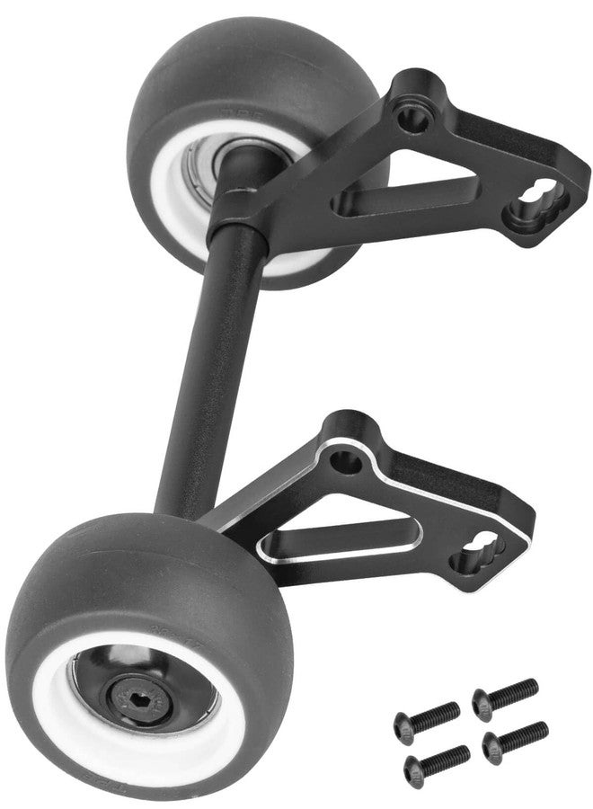 BRCatWPark Aluminum Wheelie Bar Set Upgrades Part for 1/8 Kraton 6S V6,Alloy Wheelie Bar Hops Up Upgrades Part,Black - Image 1